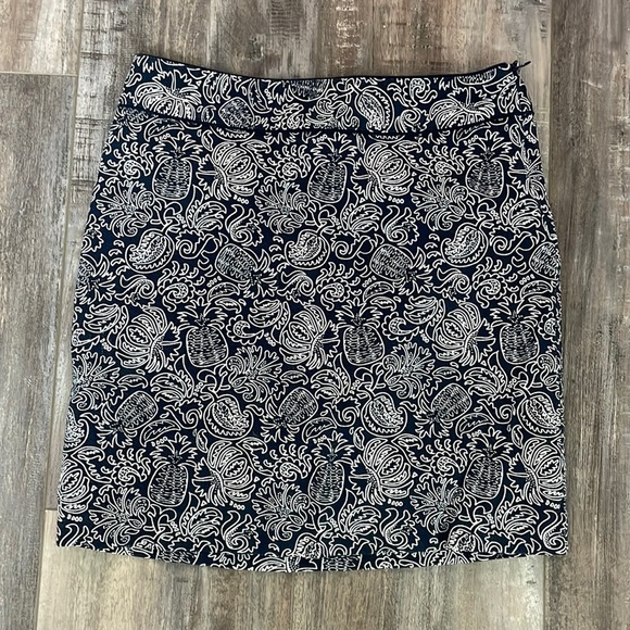 Vineyard Vines Margo skirt pineapple side zip - Picture 1 of 5